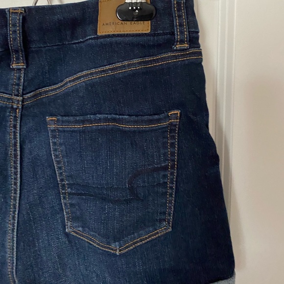 Dark Wash Jean Shorts - Picture 4 of 5